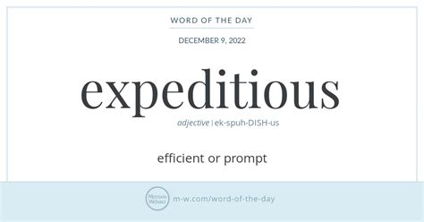 expeditious in Tagalog .